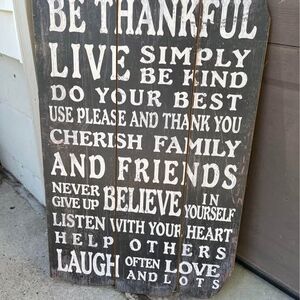 Wall Signs and candle holder